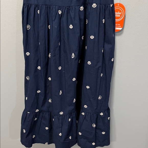 Wonder Nation Navy Dress with White Patterns - Picture 5 of 14
